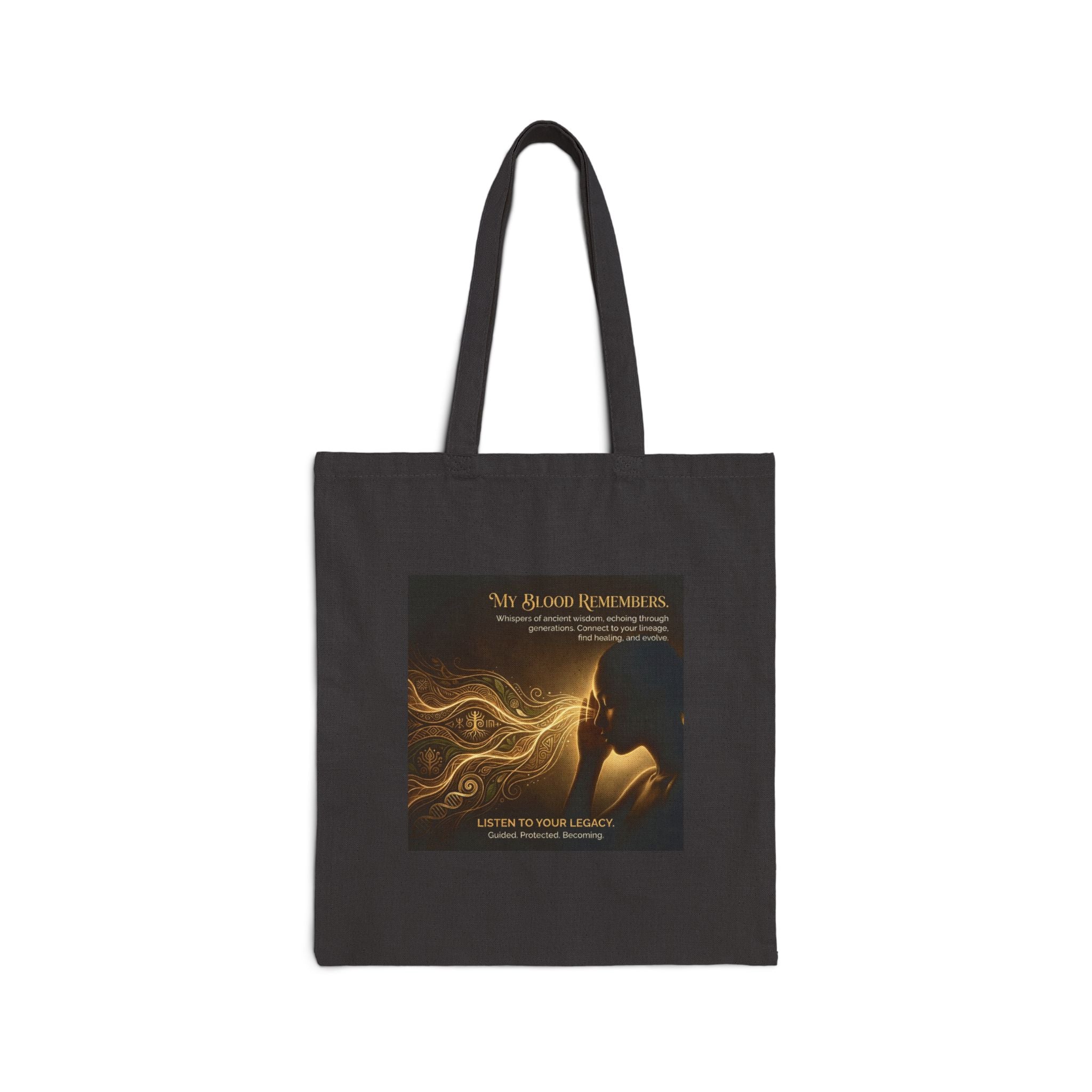 Inspirational "My 2,000 Memories" canvas tote bag by Printify featuring a faith-themed design and sturdy handles.