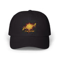 Classic dad cap with sunburst embroidery and 'I Carry Ancient Light' design by Ancestors In My Ear