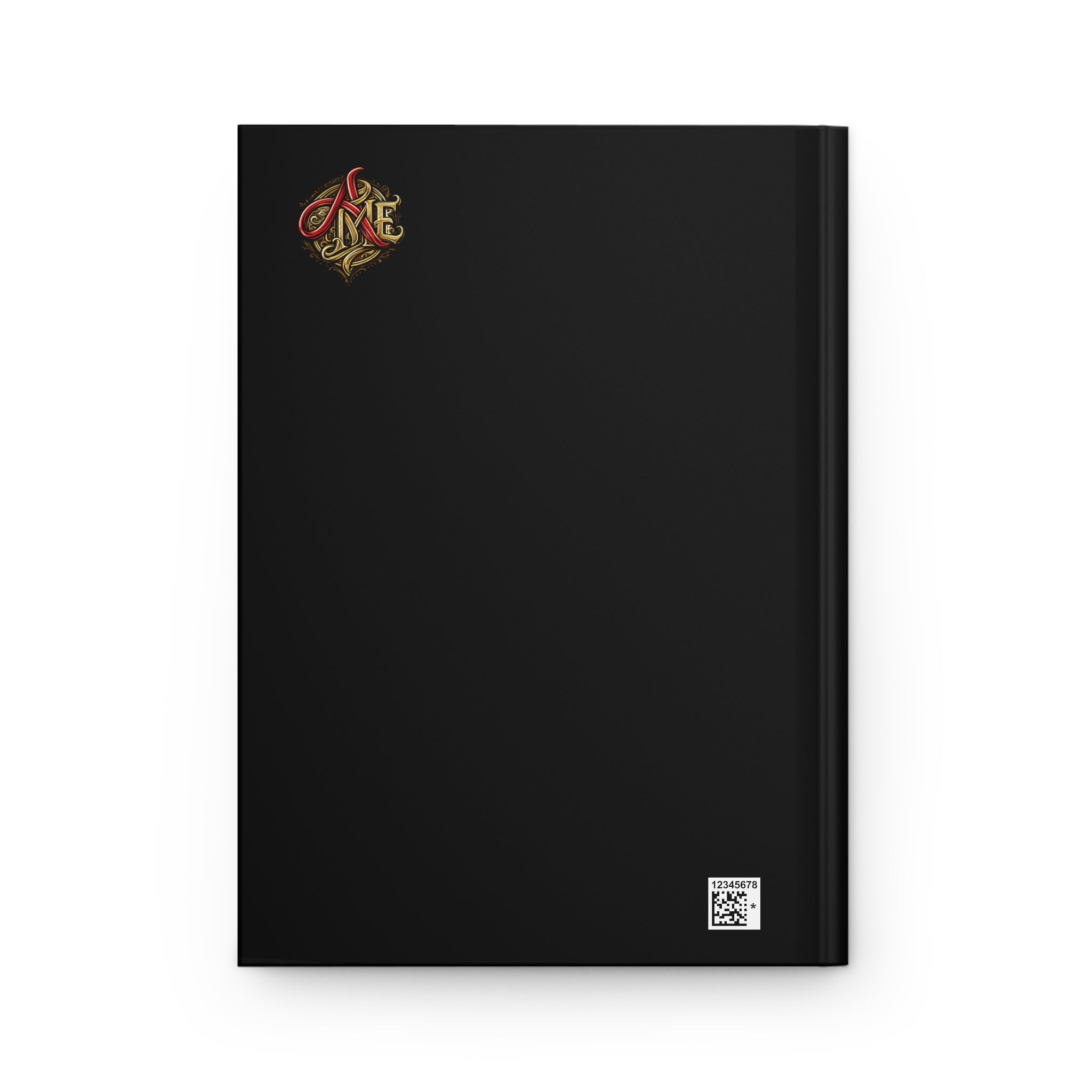 Hardcover Journal — "I Come From Greatness" Inspirational Black Hardcover Journal - Ancestors In My Ear 