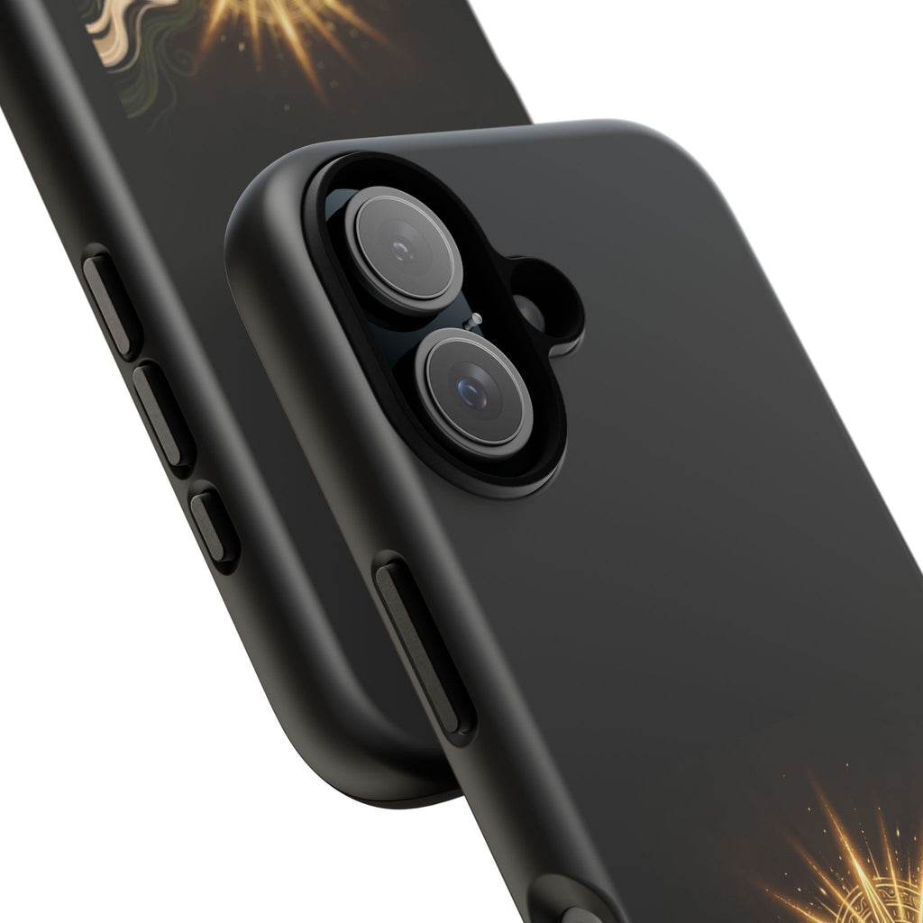 Phone Case — 'I Carry Ancient Light' Golden Star Protective Case - Ancestors In My Ear 
