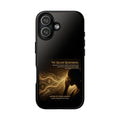 Inspirational "My Blood Remembers" tough phone case by Printify, featuring a protective design with a unique graphic.