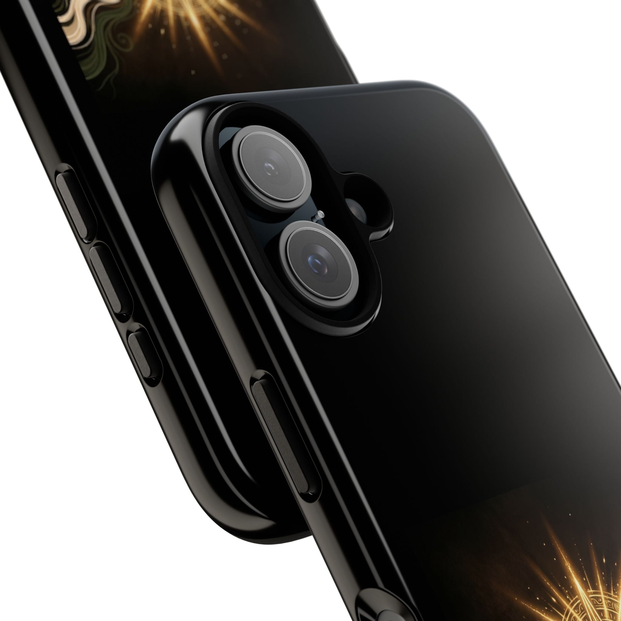 Phone Case — 'I Carry Ancient Light' Golden Star Protective Case - Ancestors In My Ear 