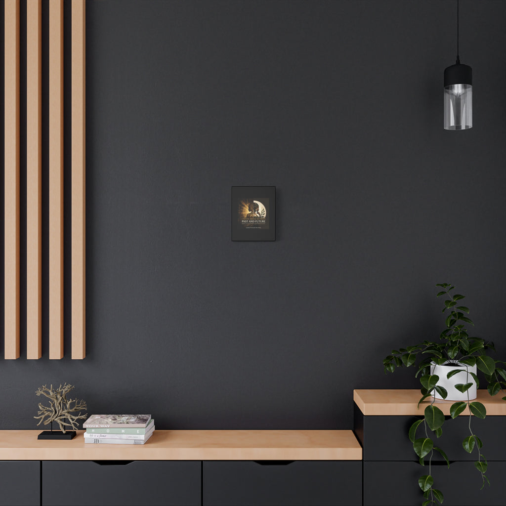 Canvas wall art titled "I Am the Bridge Between Past and Future" by Printify, showcasing a vibrant abstract design.